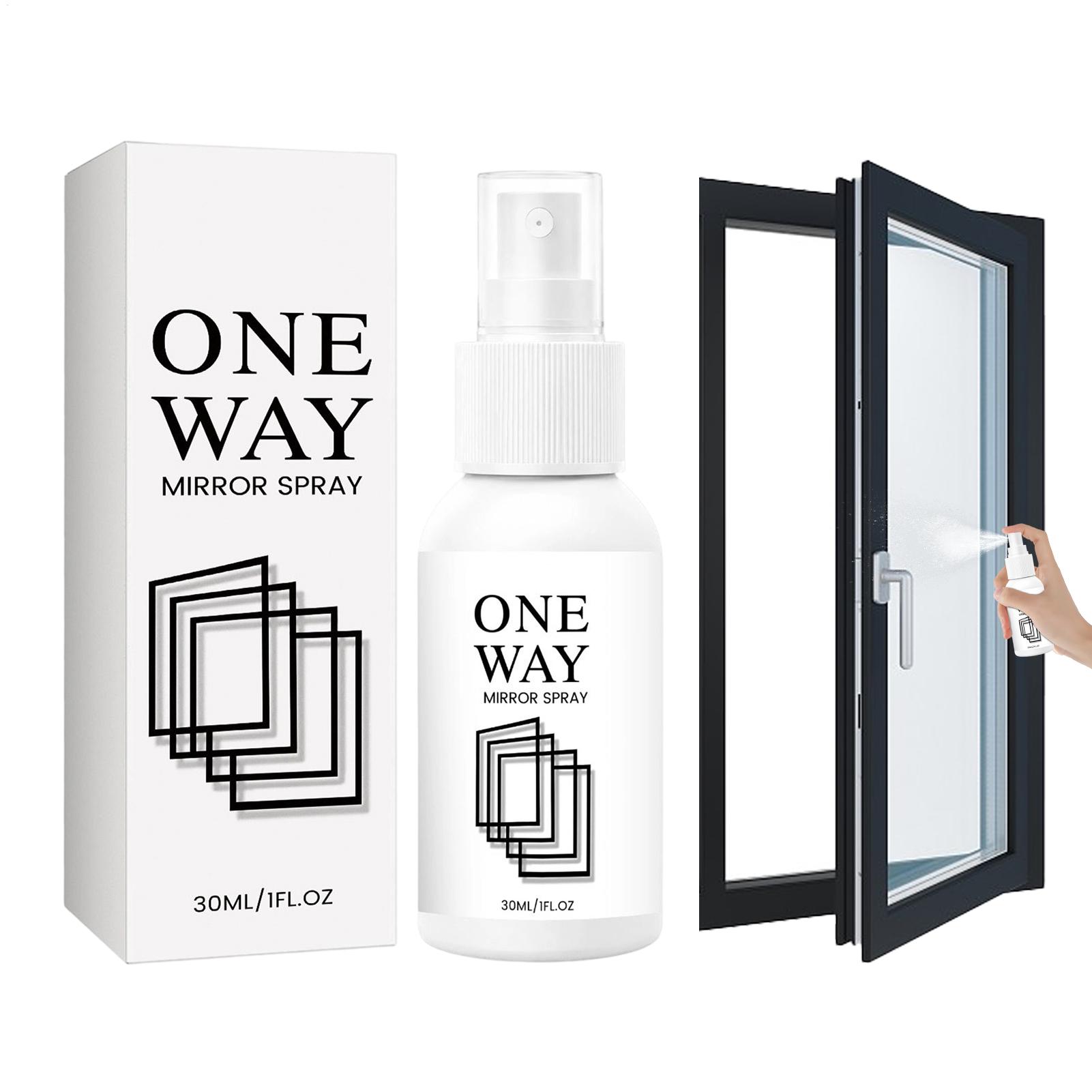 Home Bathroom Window Tint - بخاخ منظف زجاج فوري مضاد للتوهج،