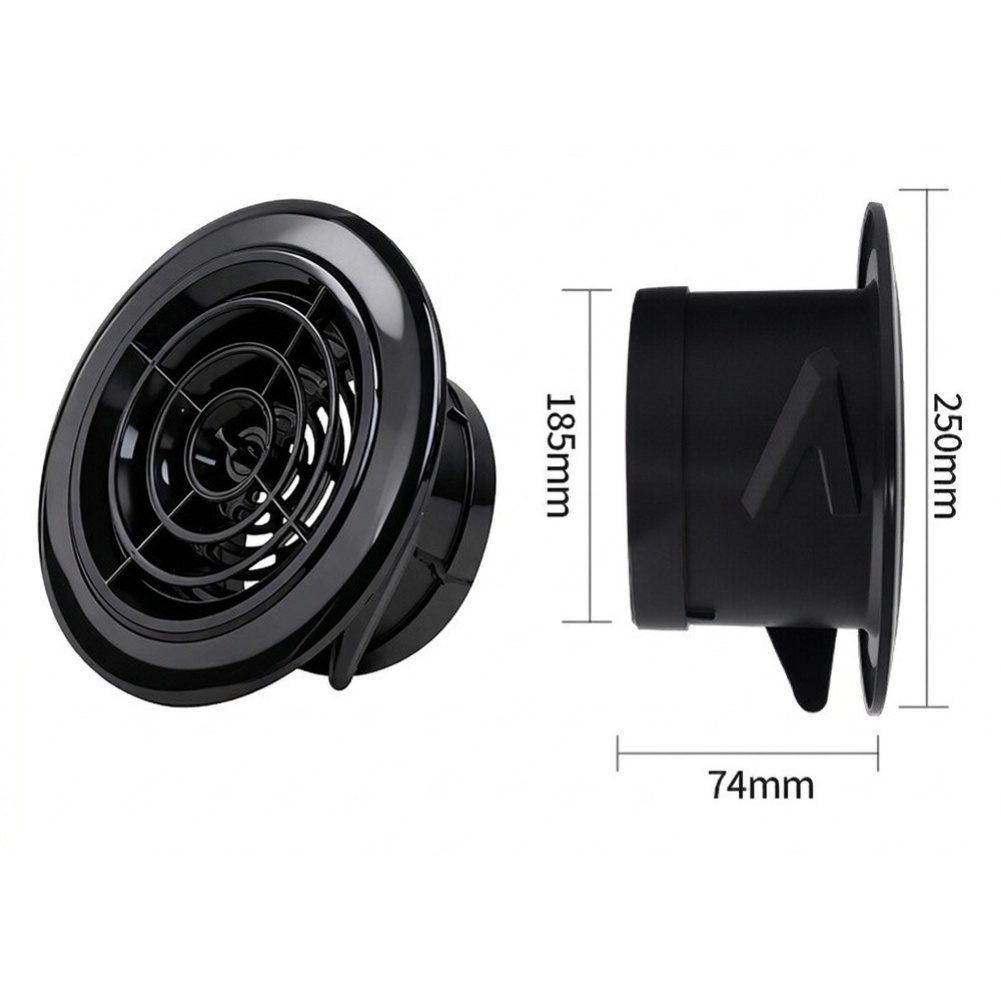 Home Bathroom Vent Fans - غطاء فتحة تهوية دائرية دوارة بقطر