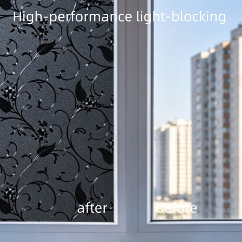 فيلم نوافذ عازل للخصوصية ذاتي  - مراجعة Home Bathroom Window Tint وسعره