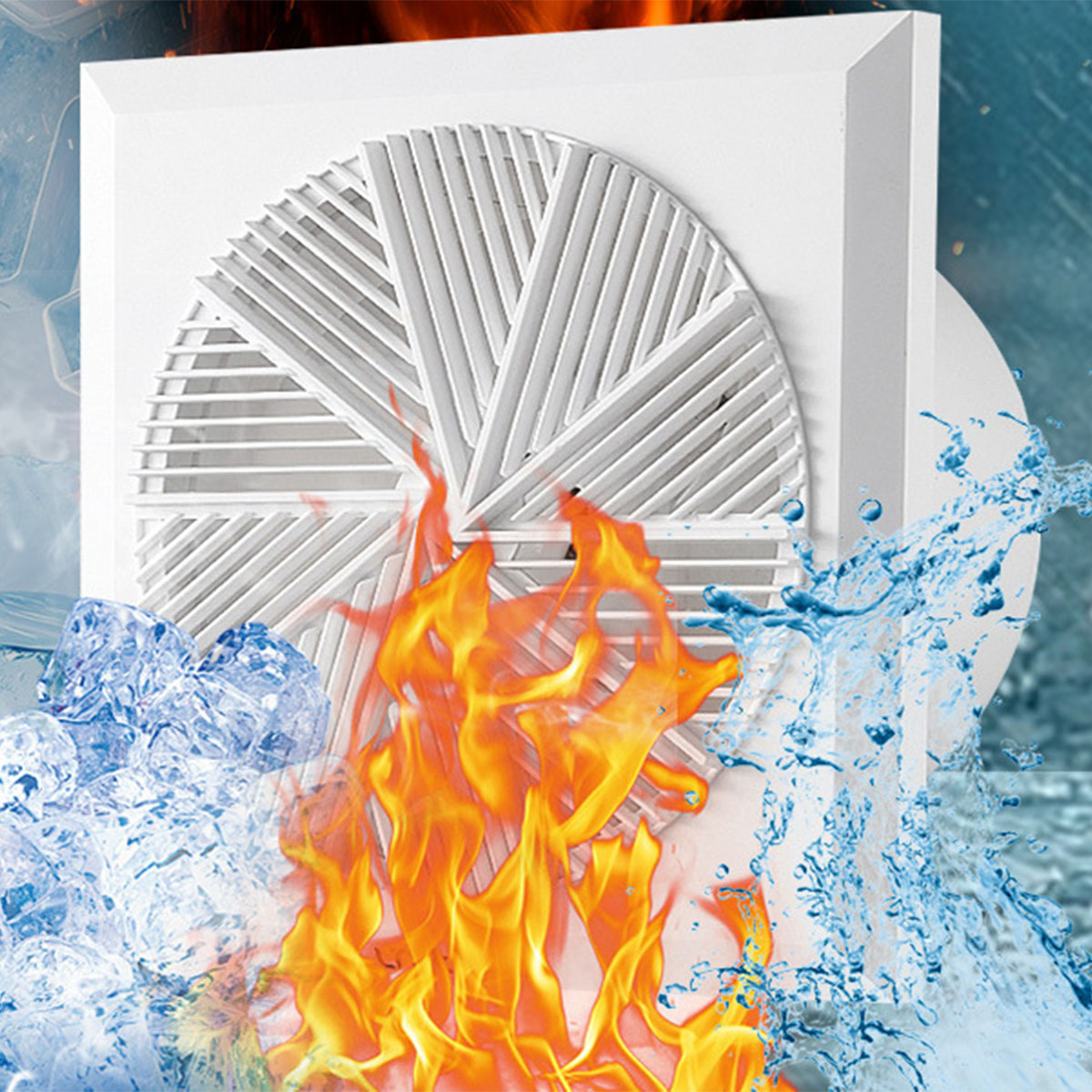 مروحة تهوية نافذة مقاومة للبعو - مراجعة Home Bathroom Vent Fans وسعره
