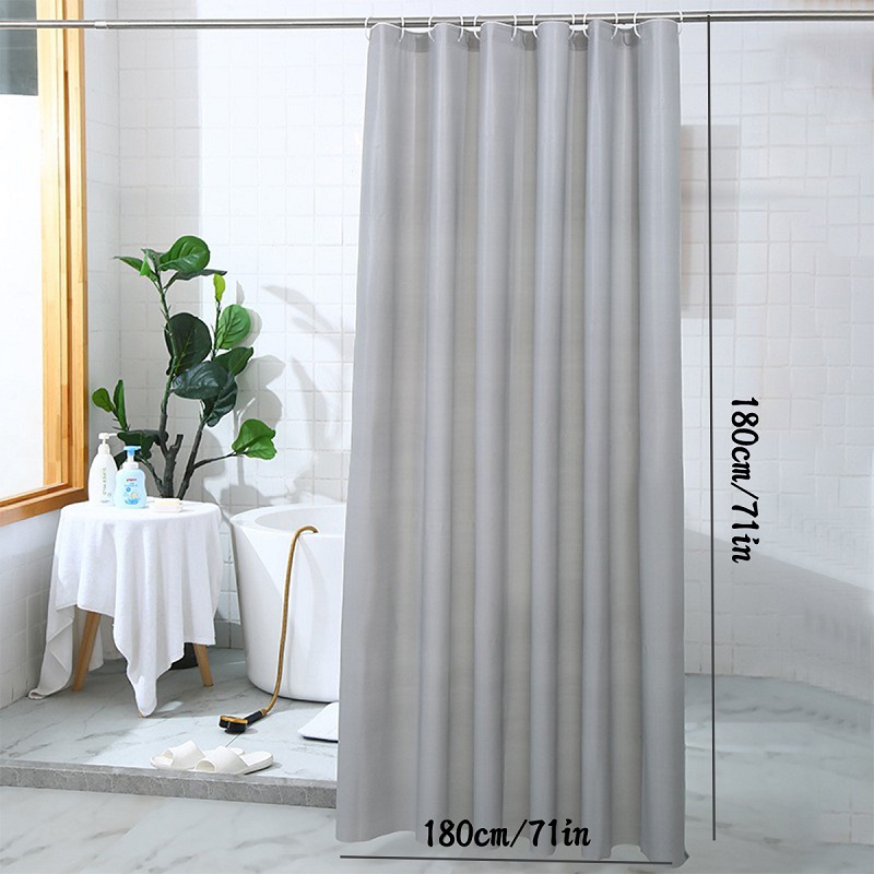 PEVA ستارة دش مقاومة للماء الع - مراجعة Shower Curtain Liner وسعره