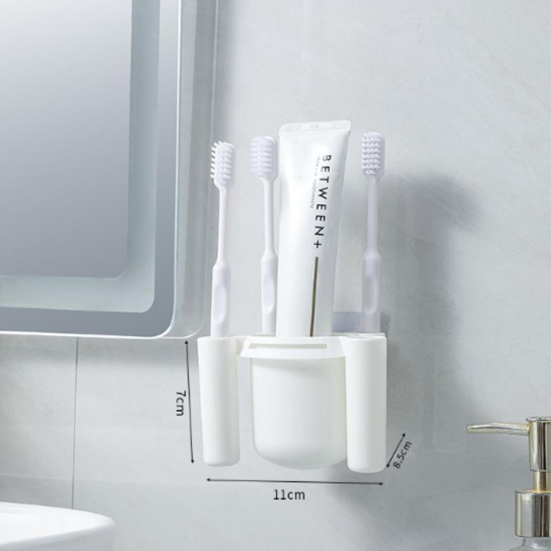 حامل فرشاة أسنان مثبت على الحا - مراجعة Toothbrush Holder Set وسعره