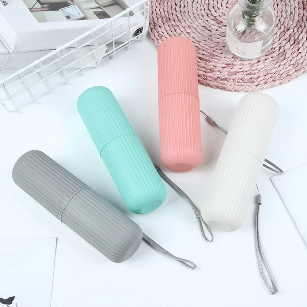 حامل فرشاة الأسنان المحمول مع  - مراجعة Toothbrush Holder Set وسعره