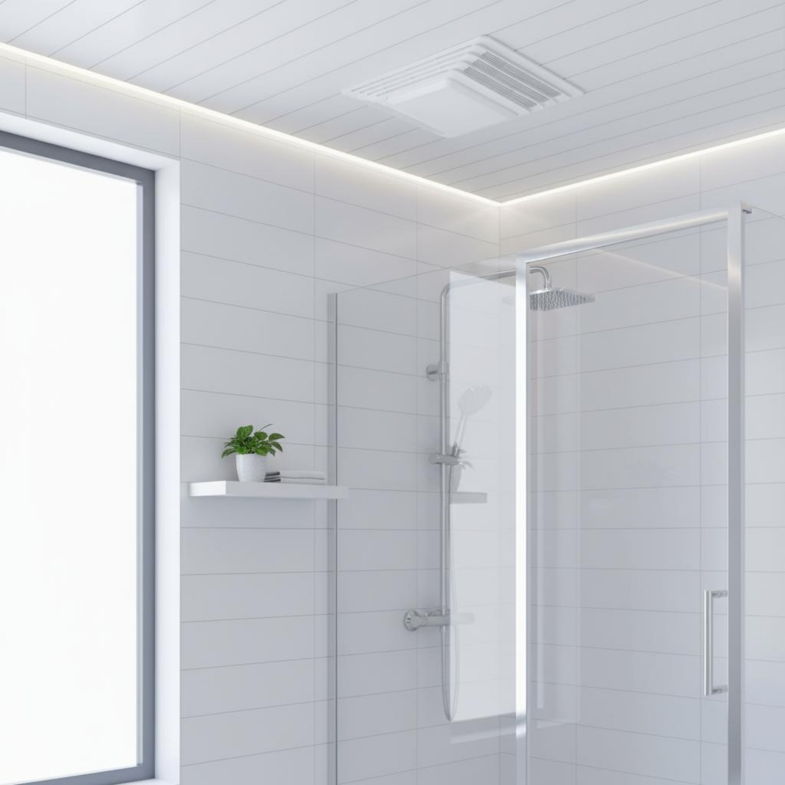 غطاء مروحة شفط الحمام بدون أدو - مراجعة Home Bathroom Vent Fans وسعره