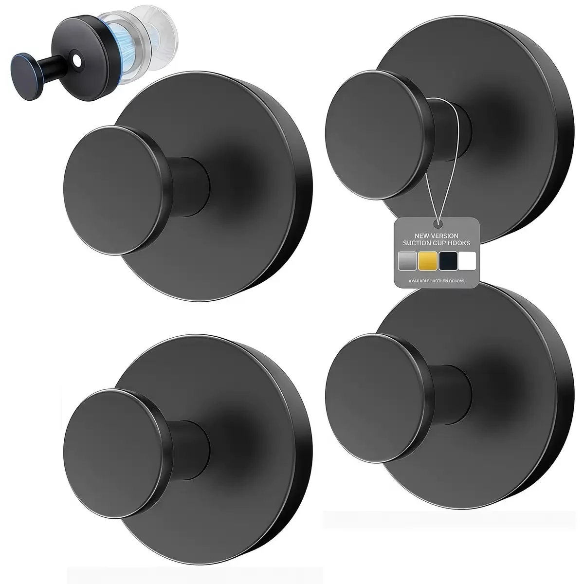 1-8 قطع خطافات شفط من الفولاذ  - مراجعة Towel Bar Stainless وسعره