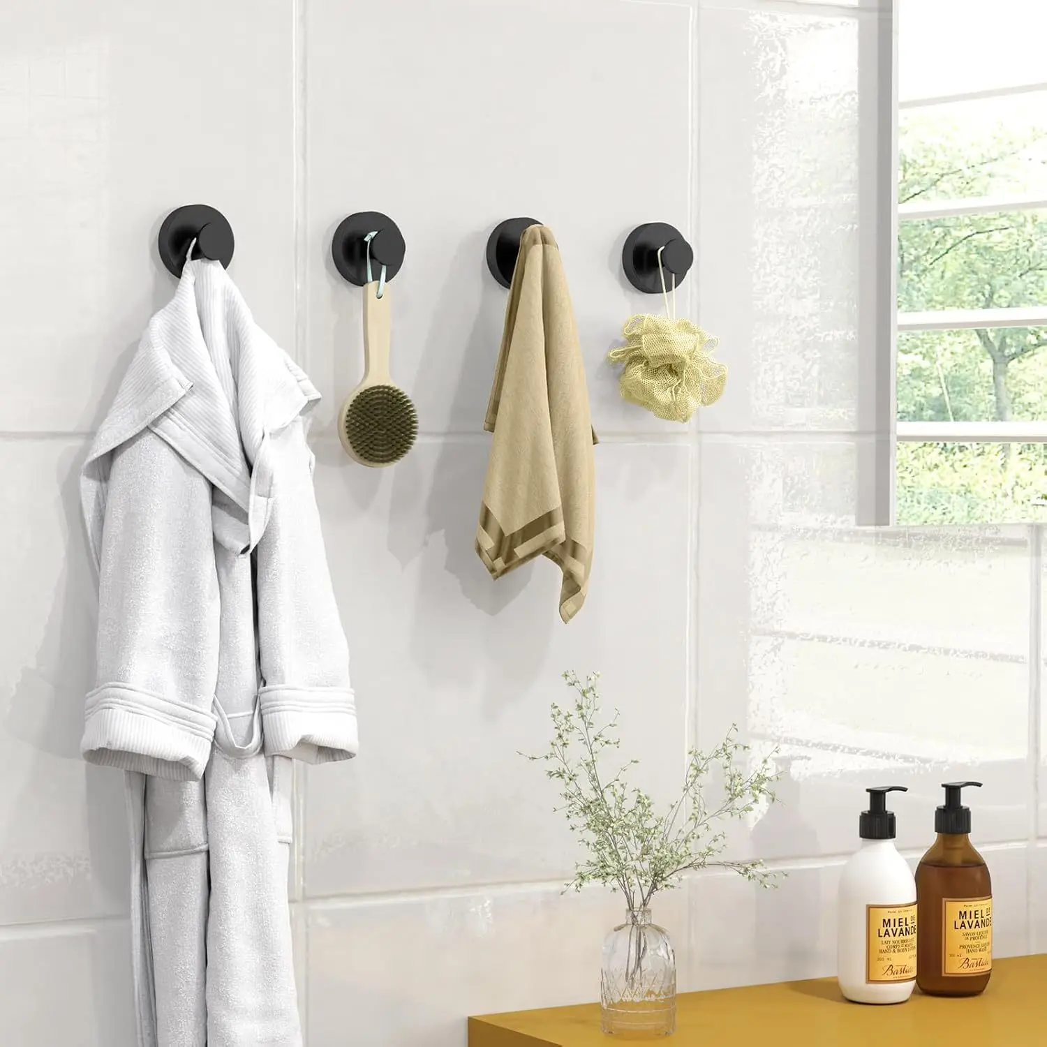 1-8 قطع خطافات شفط من الفولاذ  - مراجعة Towel Bar Stainless وسعره
