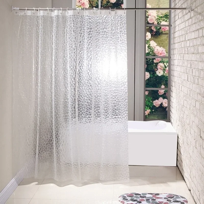 ستارة دش حمام ثلاثية الأبعاد ش - مراجعة Shower Curtain Liner وسعره