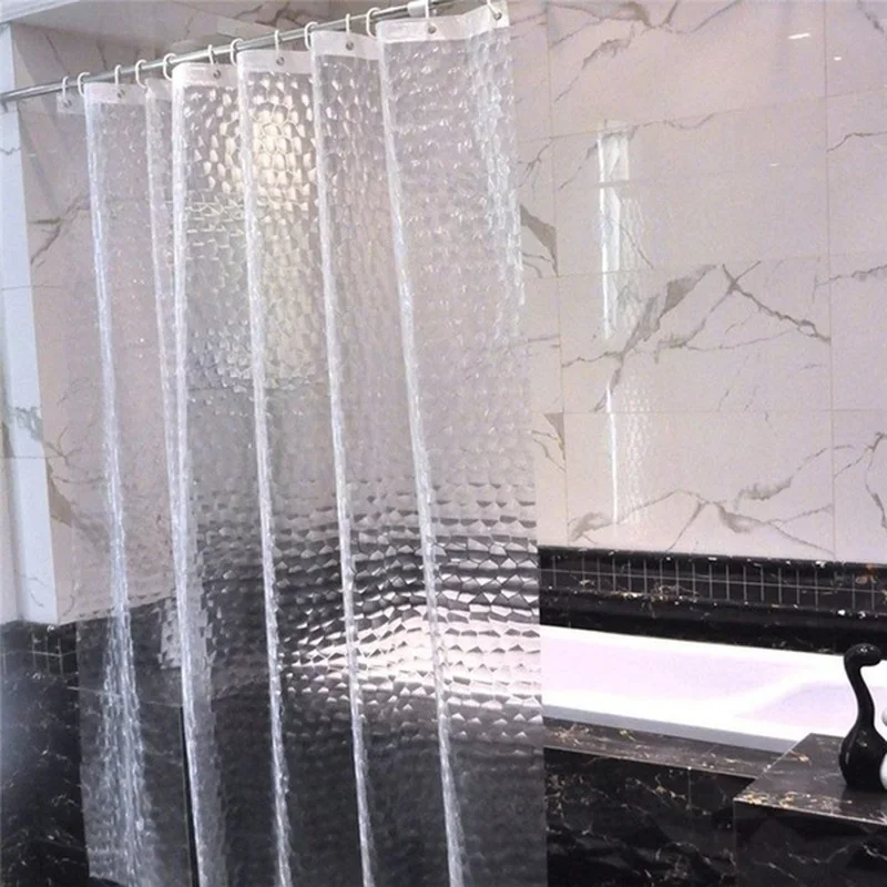 ستارة دش حمام ثلاثية الأبعاد ش - مراجعة Shower Curtain Liner وسعره