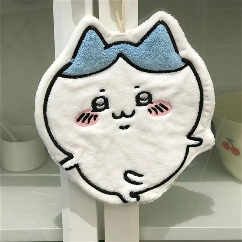 Chiikawa Usaqi Xiaobajii منشفة - مراجعة Home Bathroom Equipment وسعره