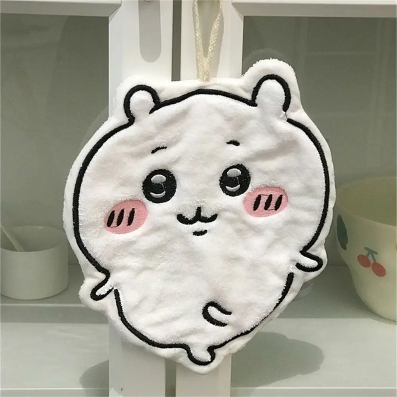 Chiikawa Usaqi Xiaobajii منشفة - مراجعة Home Bathroom Equipment وسعره