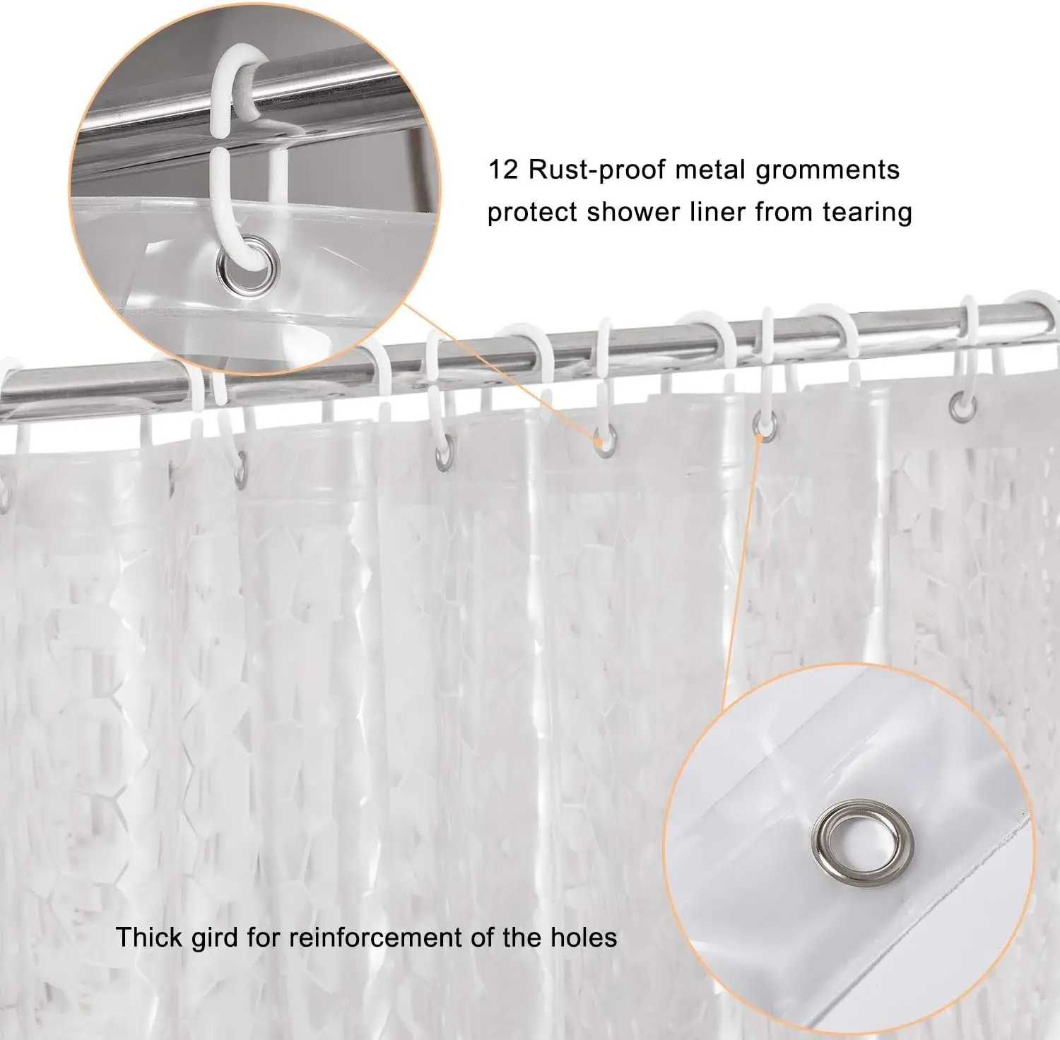 بطانة ستارة دش مكعب الماء ثلاث - مراجعة Shower Curtain Liner وسعره