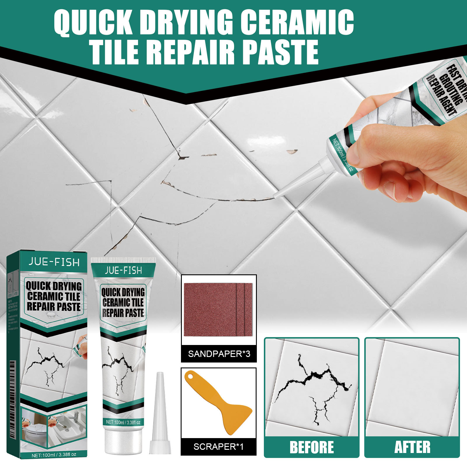 معجون تعبئة الفواصل المقاوم لل - مراجعة Home Bathroom Repair وسعره