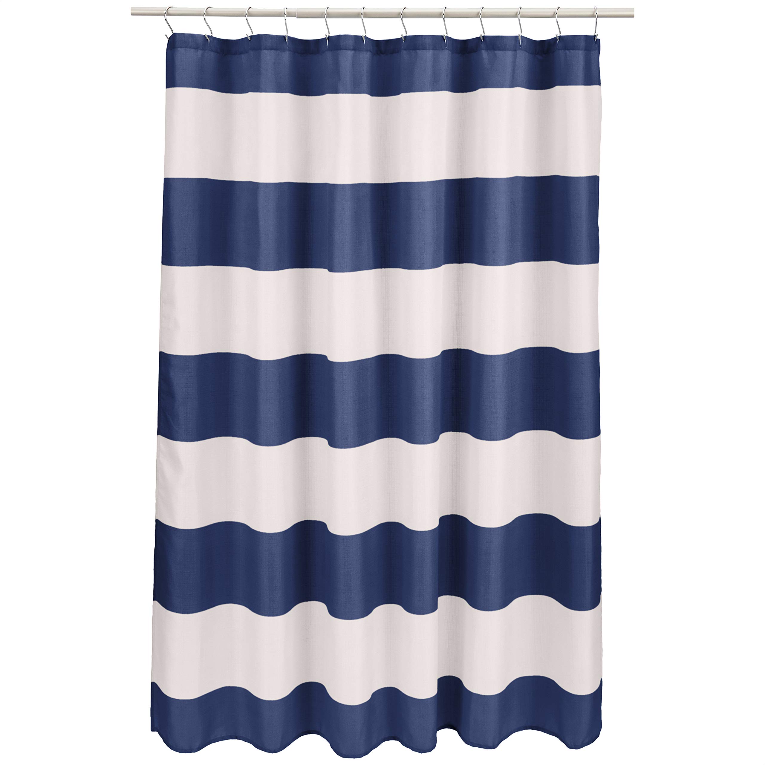 ستارة دش باللون الأزرق الداكن  - مراجعة Shower Curtain Liner وسعره