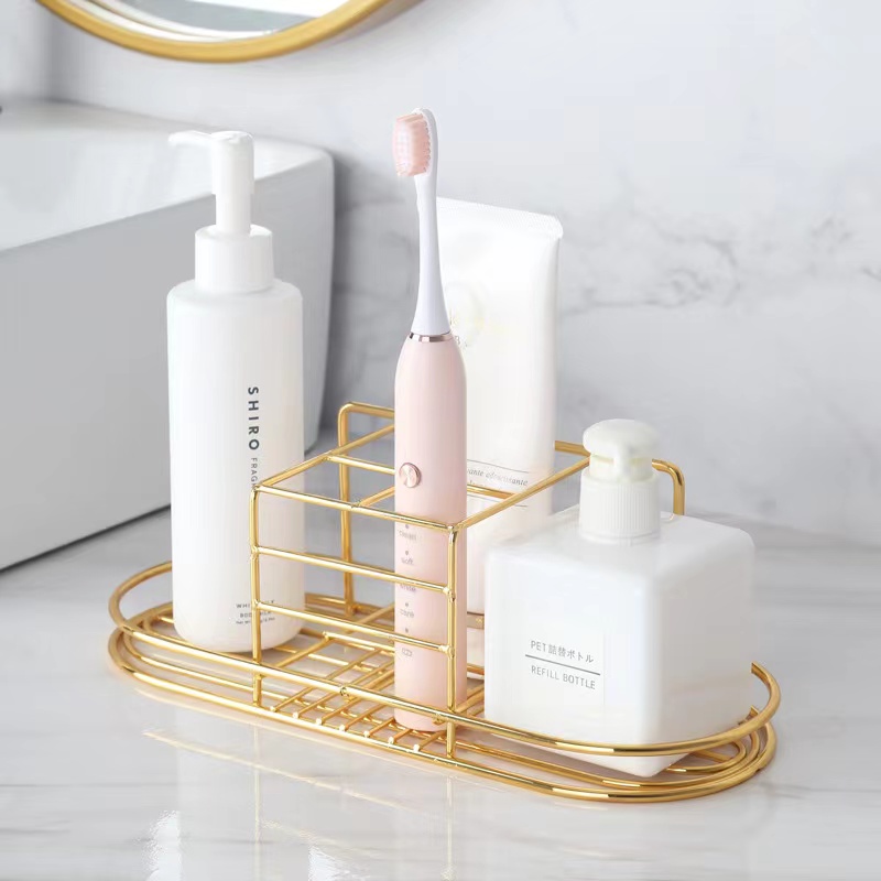 حامل فرشاة أسنان ذهبي مثبت على - مراجعة Toothbrush Holder Set وسعره