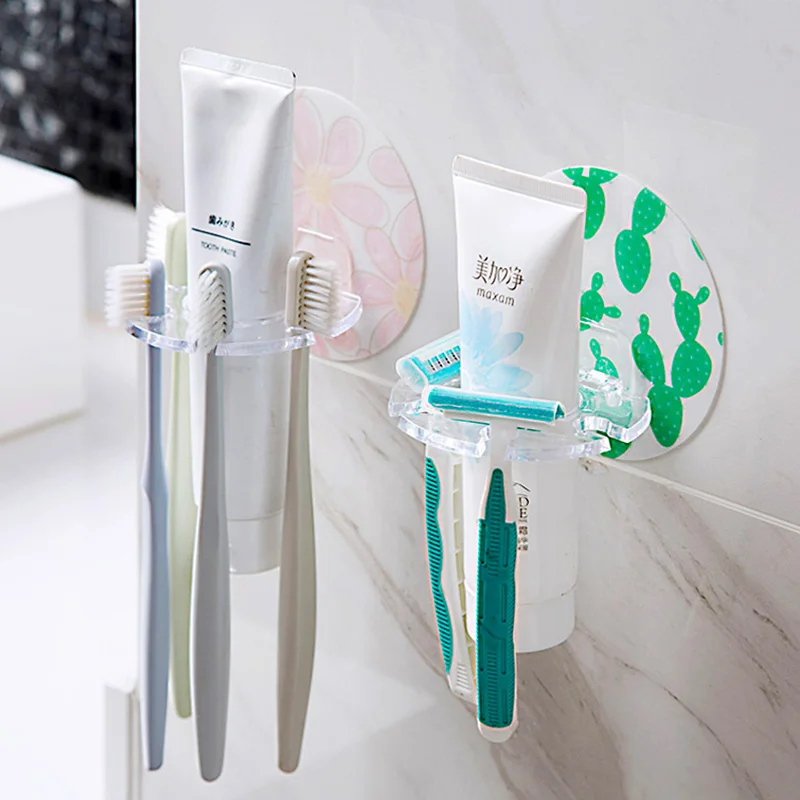 حامل فرشاة أسنان ذاتي اللصق يث - مراجعة Toothbrush Holder Set وسعره