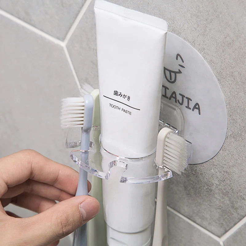 حامل فرشاة أسنان ذاتي اللصق يث - مراجعة Toothbrush Holder Set وسعره