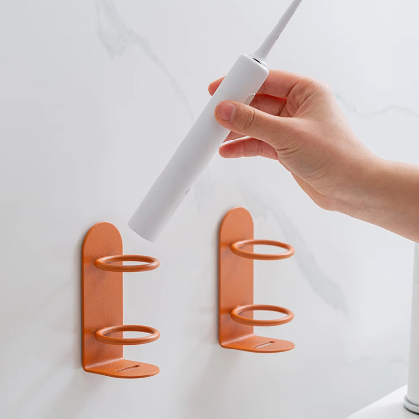 حامل فرشاة أسنان كهربائية مثبت - مراجعة Toothbrush Holder Set وسعره
