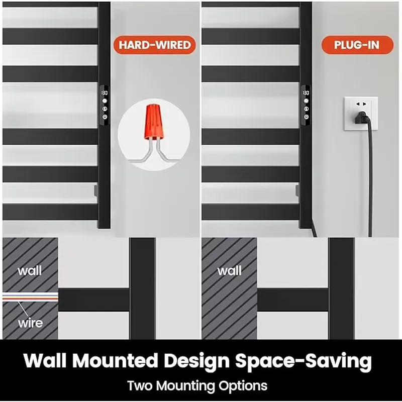 رف تدفئة المناشف الكهربائي الذ - مراجعة Towel Bar Stainless وسعره