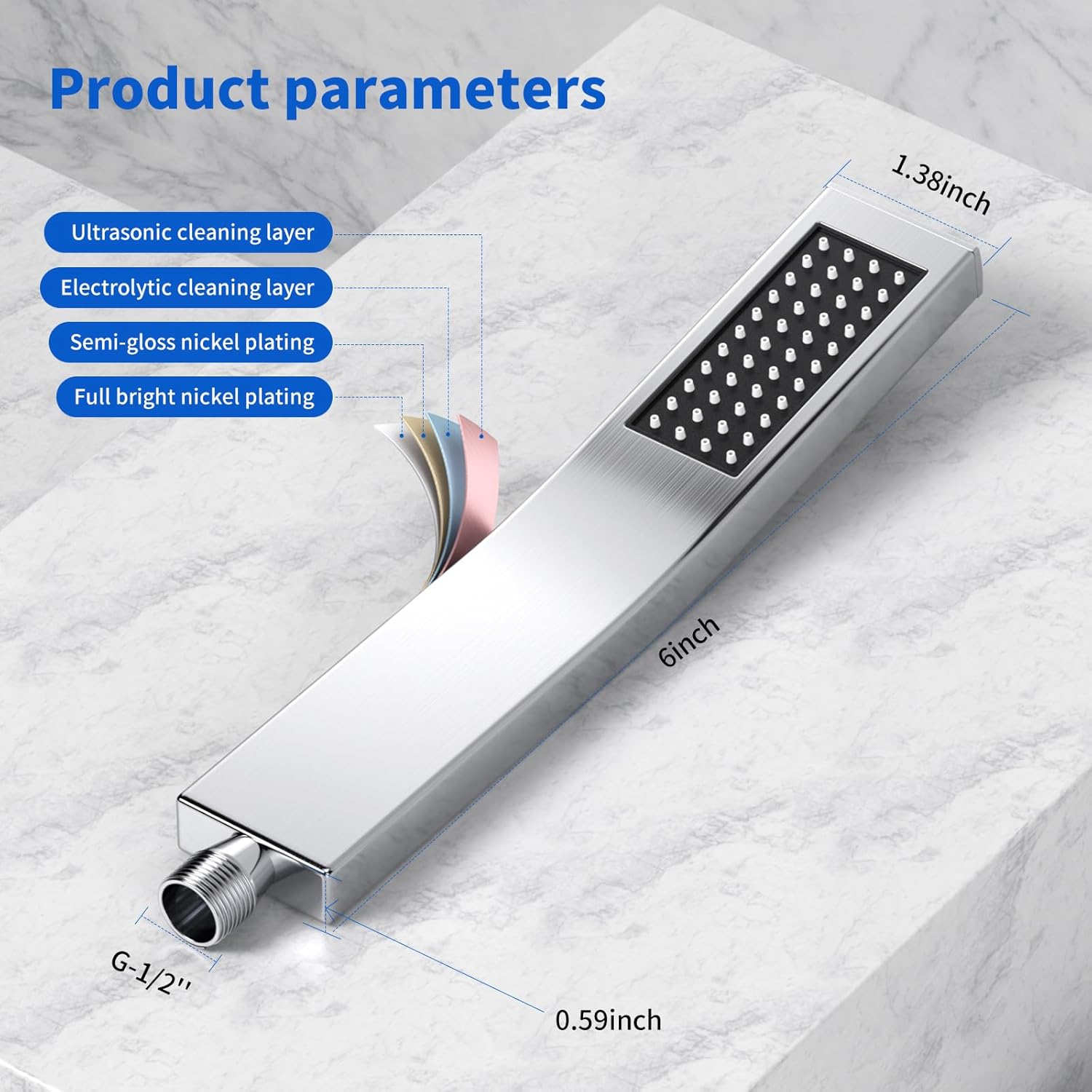رأس دش عالي الجودة قابل للتعدي - مراجعة Home Bathroom Equipment وسعره