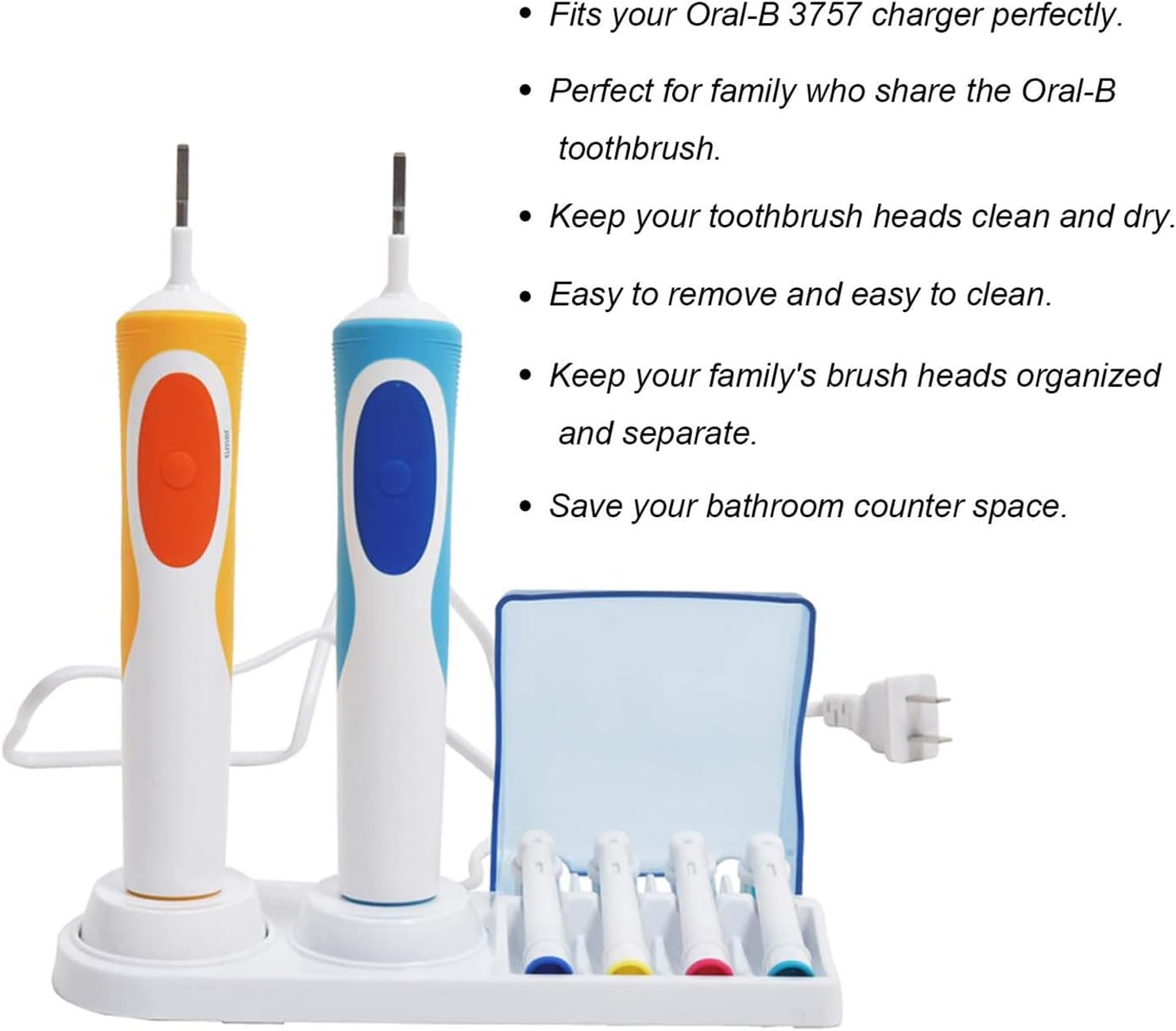 حامل بلاستيكي جديد محمول لرأس  - مراجعة Toothbrush Holder Set وسعره