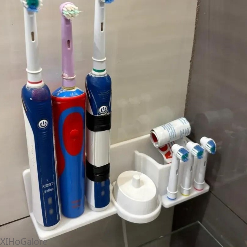 حامل فرشاة أسنان مثبت على الحا - مراجعة Toothbrush Holder Set وسعره