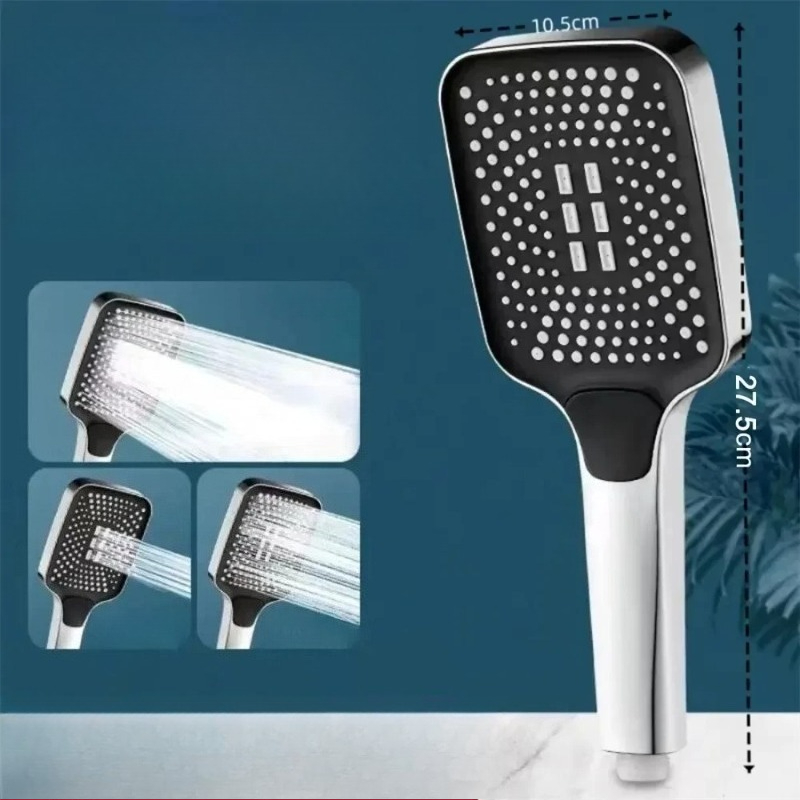 رأس دش قابل للتعديل بثلاثة أوض - مراجعة Home Bathroom Equipment وسعره