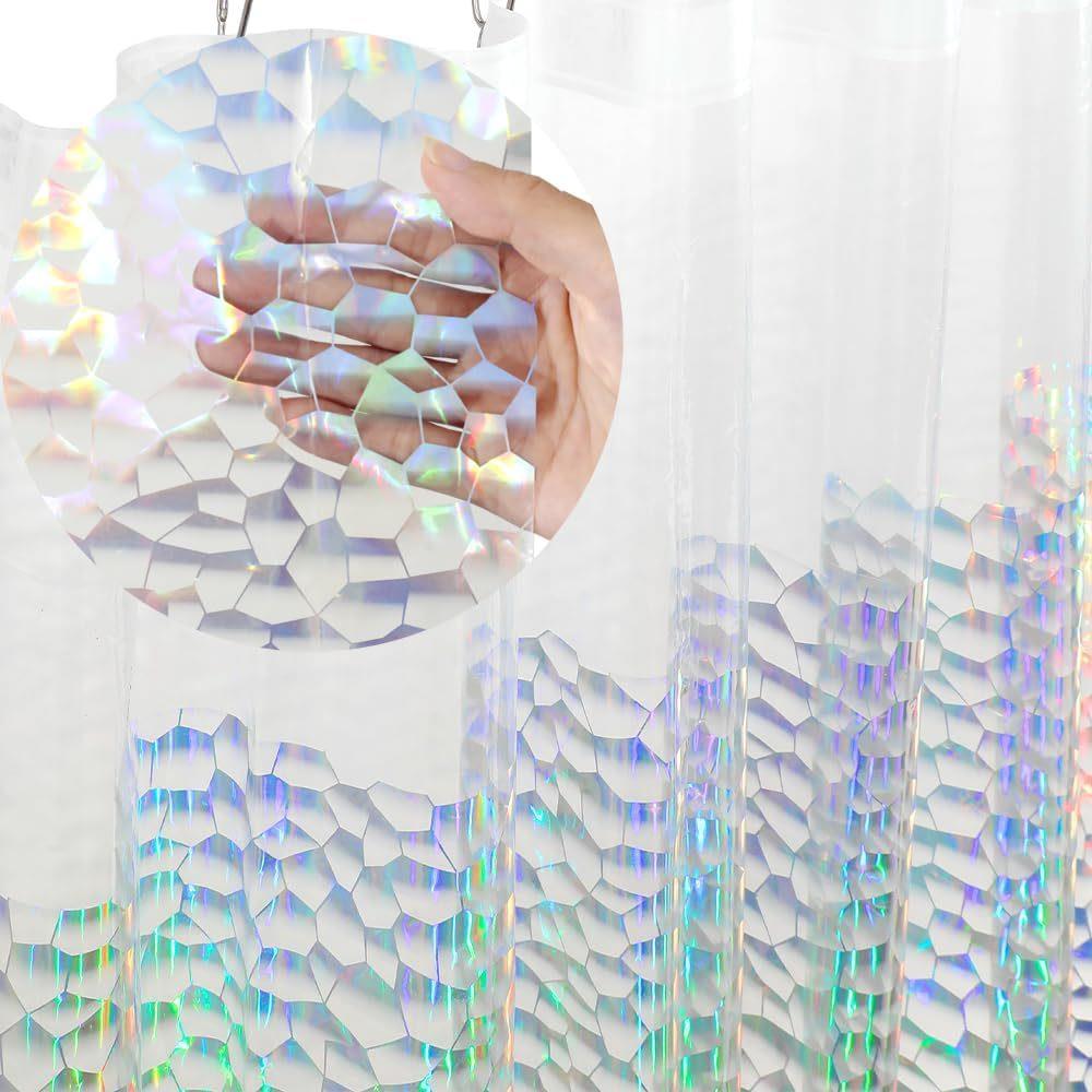نجمة مطبوعة دش الستار بطانة 72 - مراجعة Shower Curtain Liner وسعره