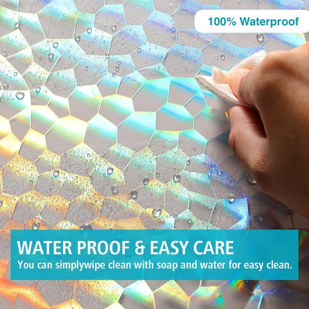 نجمة مطبوعة دش الستار بطانة 72 - مراجعة Shower Curtain Liner وسعره