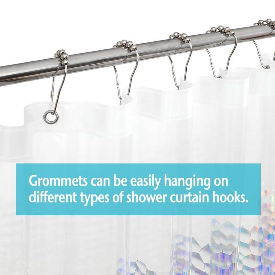 نجمة مطبوعة دش الستار بطانة 72 - مراجعة Shower Curtain Liner وسعره